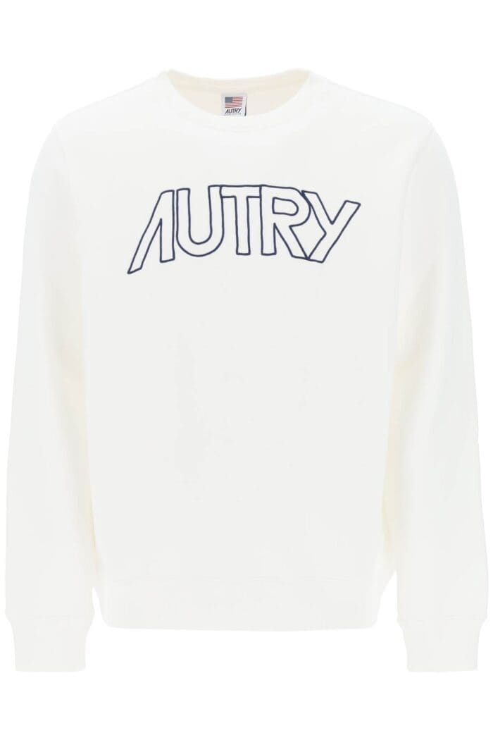 Autry Crew-neck Sweatshirt With Logo Embroidery