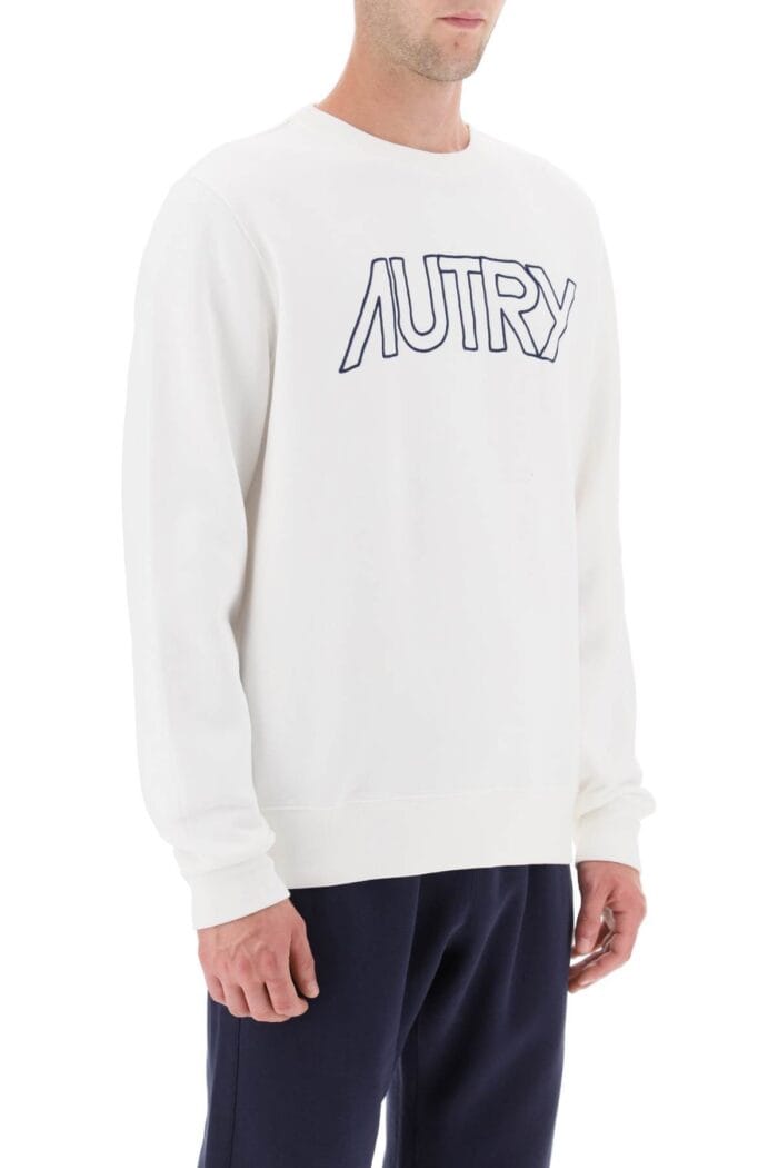 Autry Crew-neck Sweatshirt With Logo Embroidery