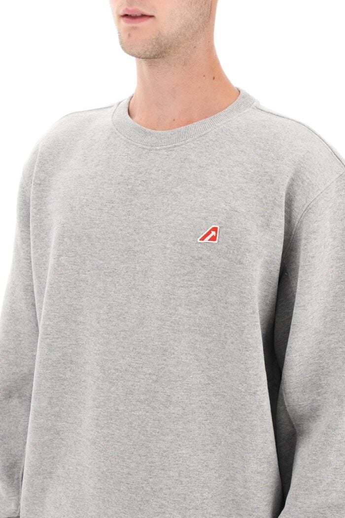 Autry Crew-neck Sweatshirt With Logo Patch