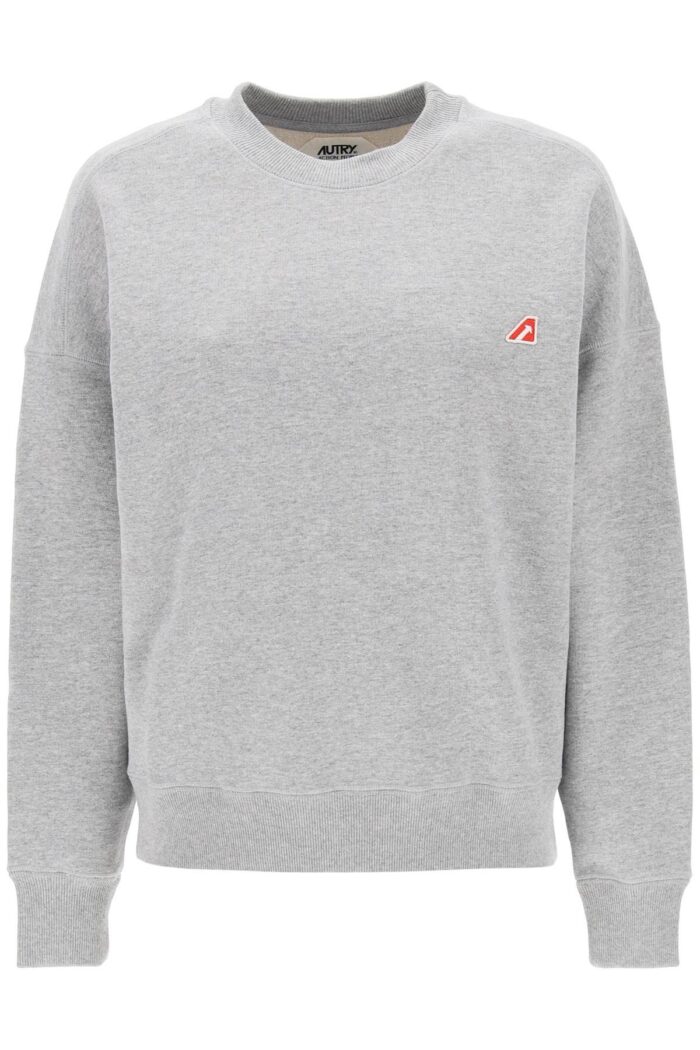 Autry Crew-neck Sweatshirt With Logo Patch