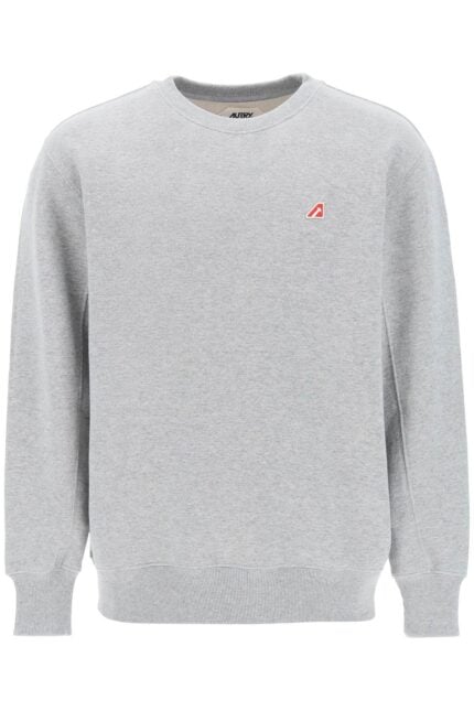 Autry Crew-neck Sweatshirt With Logo Patch