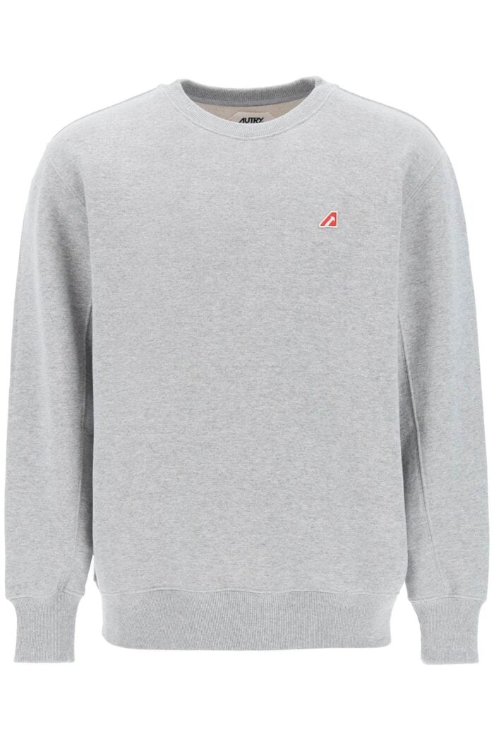 Autry Crew-neck Sweatshirt With Logo Patch