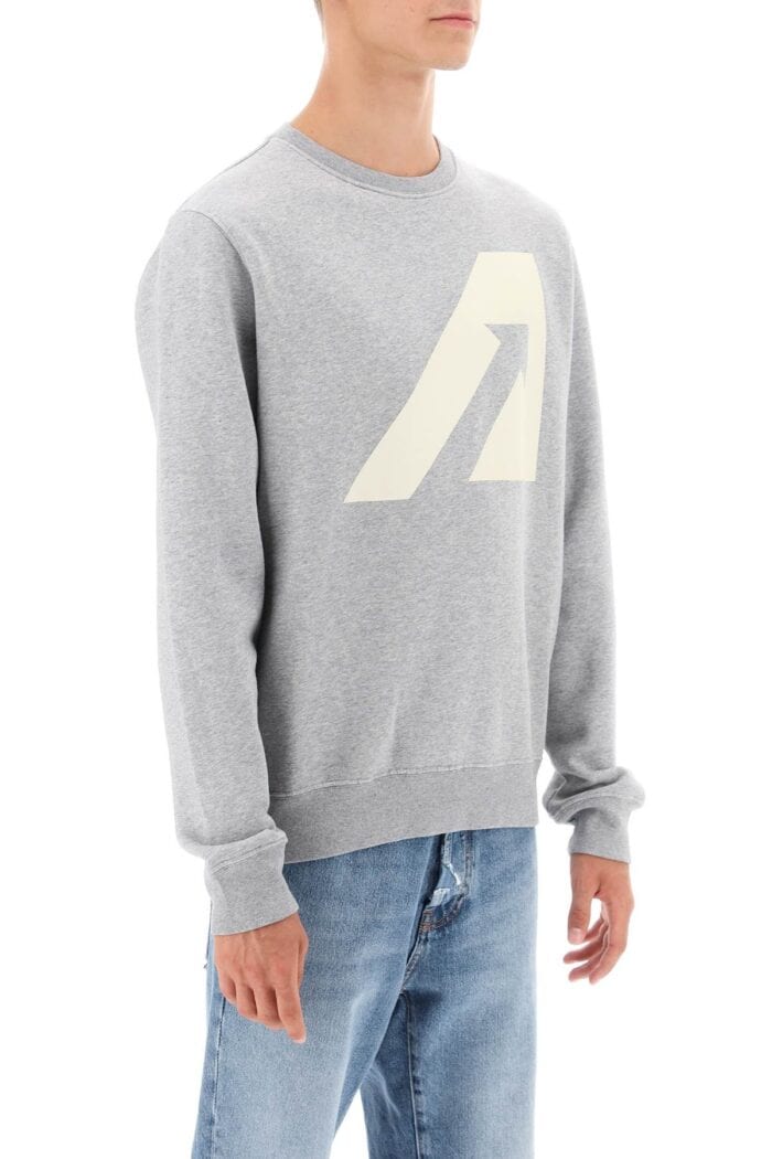 Autry Crew-neck Sweatshirt With Logo Print