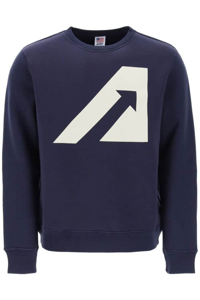 Autry Crew-neck Sweatshirt With Logo Print