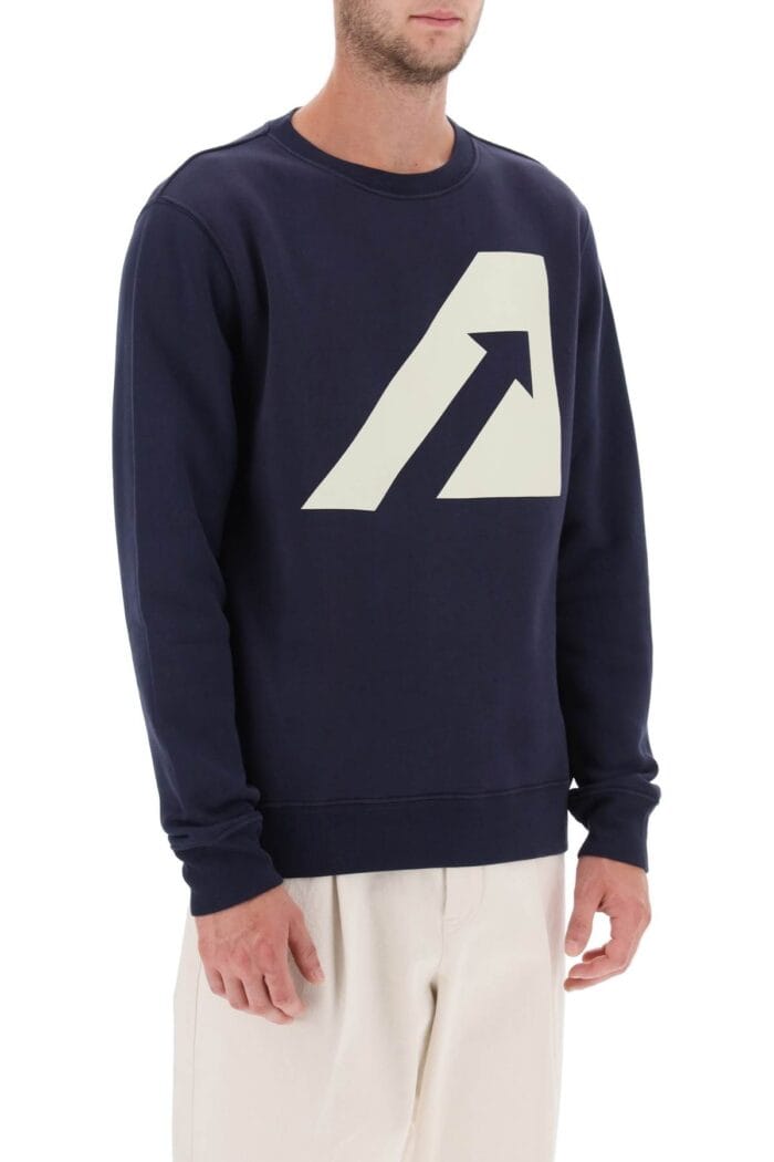 Autry Crew-neck Sweatshirt With Logo Print