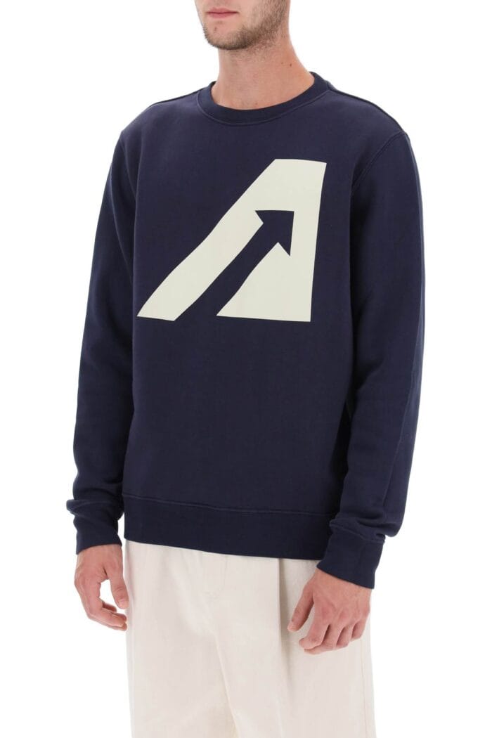 Autry Crew-neck Sweatshirt With Logo Print