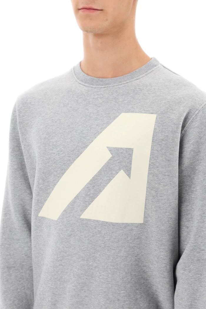 Autry Crew-neck Sweatshirt With Logo Print