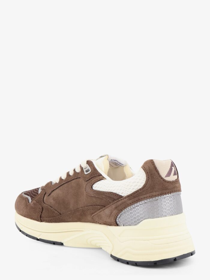 Autry Hyperway Low Mesh And Suede Snrakers With Iconic Side Logo