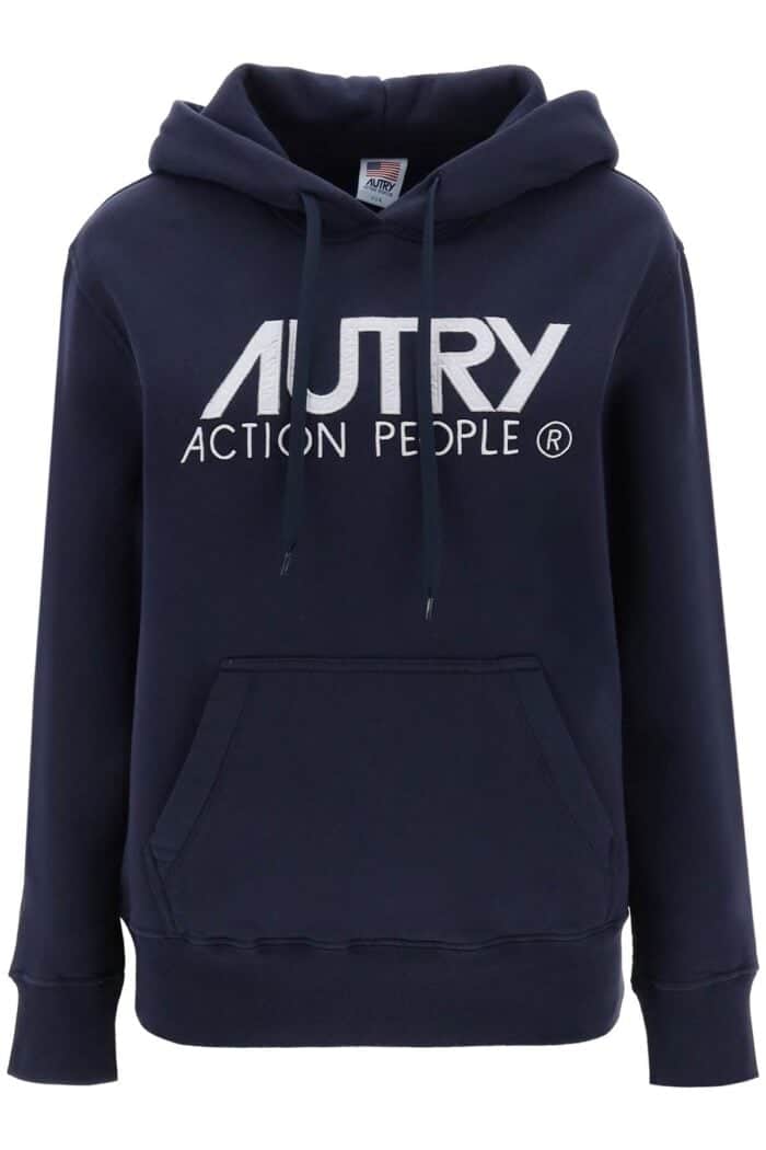 Autry 'icon' Hoodie With Logo Embroidery