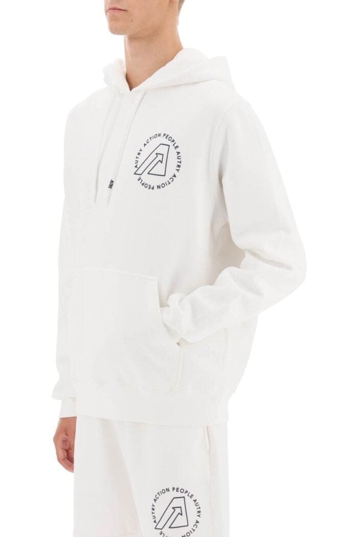 Autry Logo Print Icon Hoodie