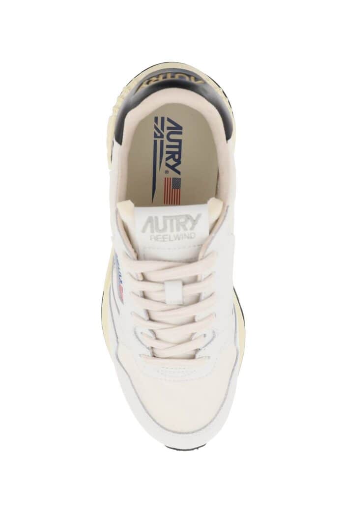 AUTRY Low-cut Nylon And Leather Reelwind Sneakers