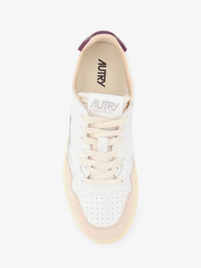 Autry Medalist Leather And Suede Sneakers