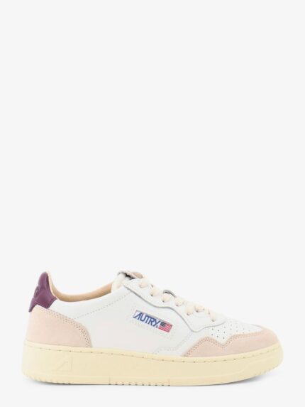 Autry Medalist Leather And Suede Sneakers