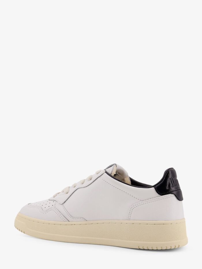 Autry Medalist Leather Sneakers With Side Print