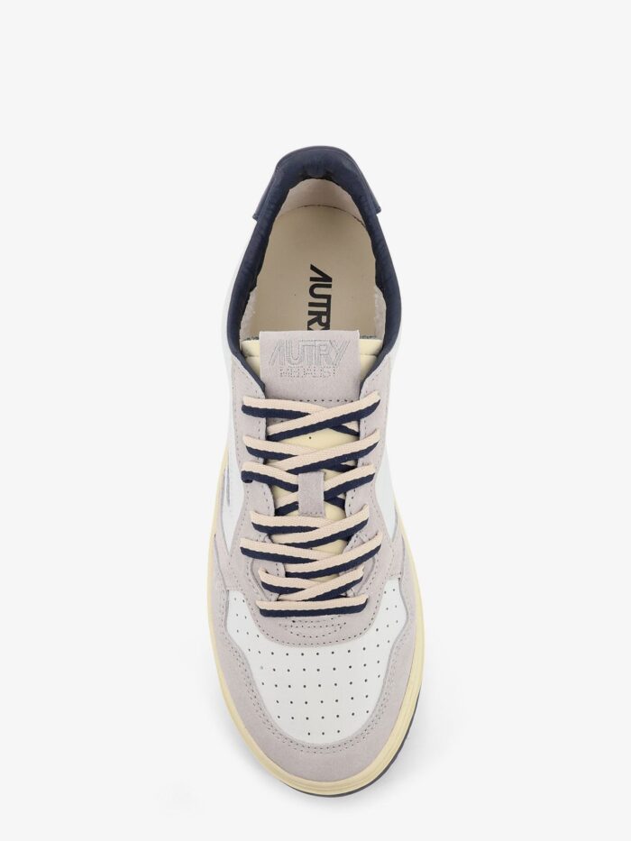 Autry Medalist Low Leather And Suede Sneakers