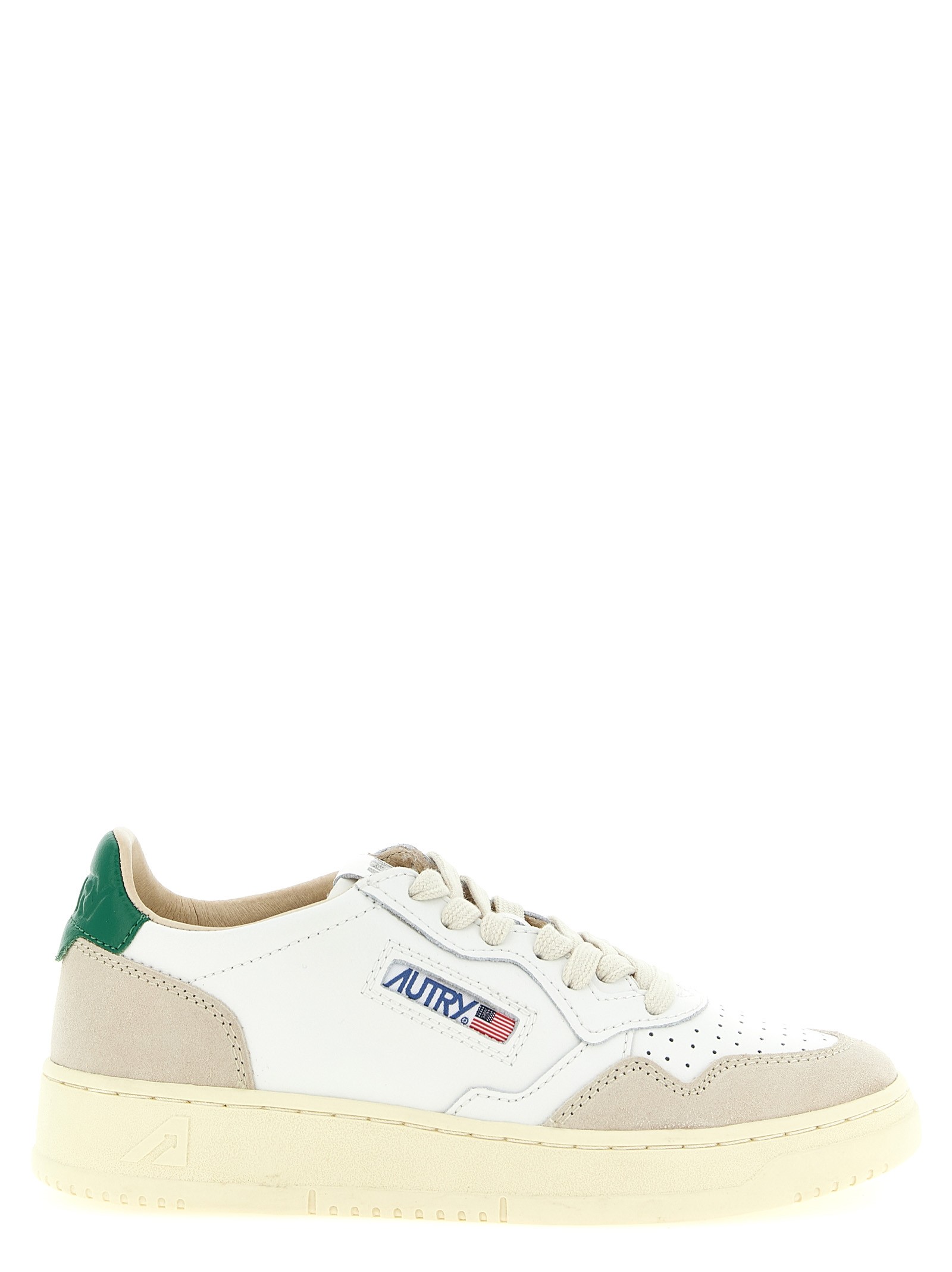 Autry Medalist Low Leather And Suede Sneakers