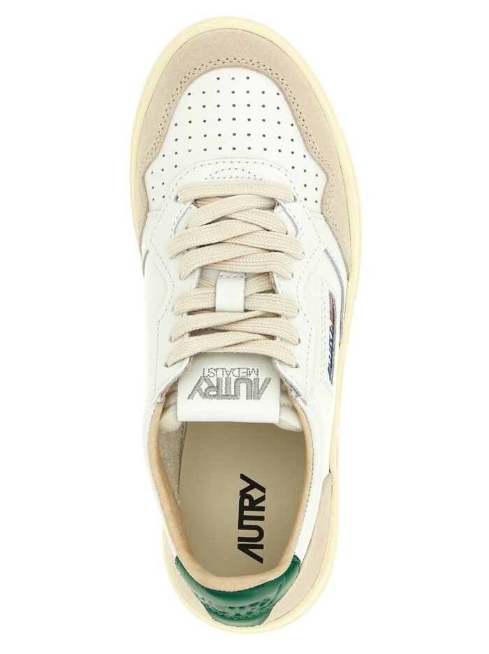 Autry Medalist Low Leather And Suede Sneakers