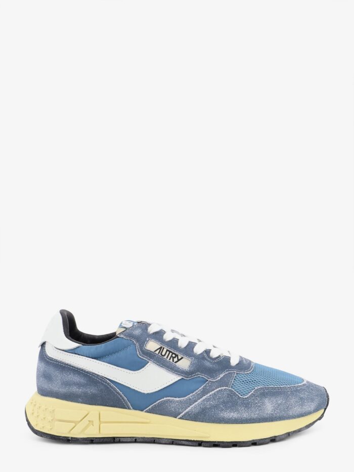 Autry Reelwind Low Mesh And Suede Sneakers