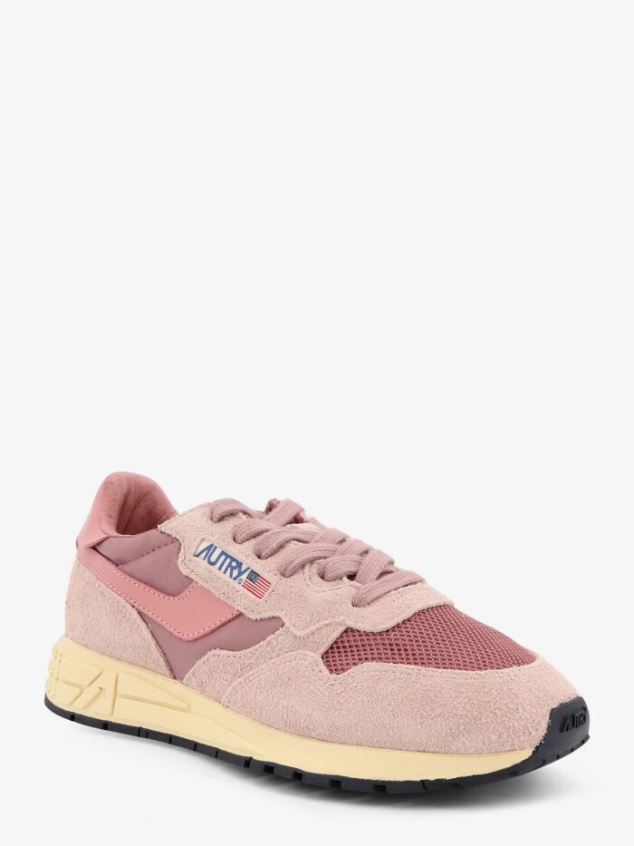 Autry Reelwind Low Mesh And Suede Sneakers With Side Logo