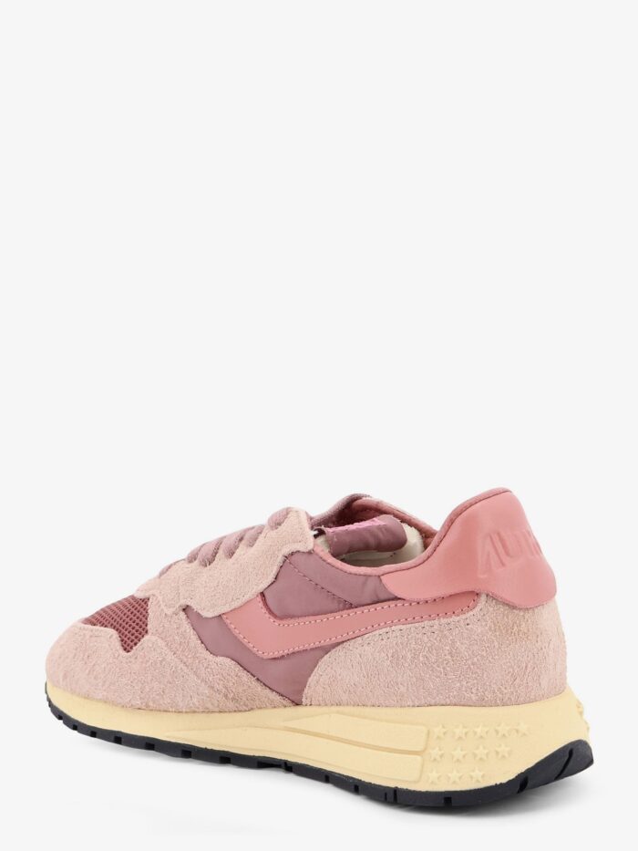 Autry Reelwind Low Mesh And Suede Sneakers With Side Logo