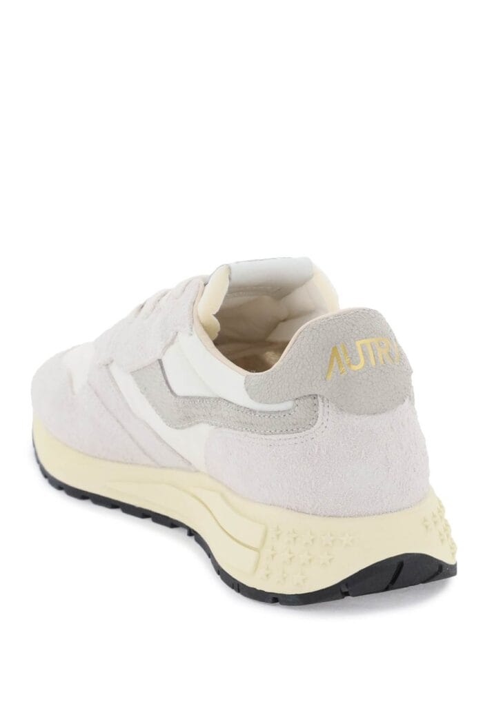 Autry Reelwind Low-top Nylon And Suede Sneakers