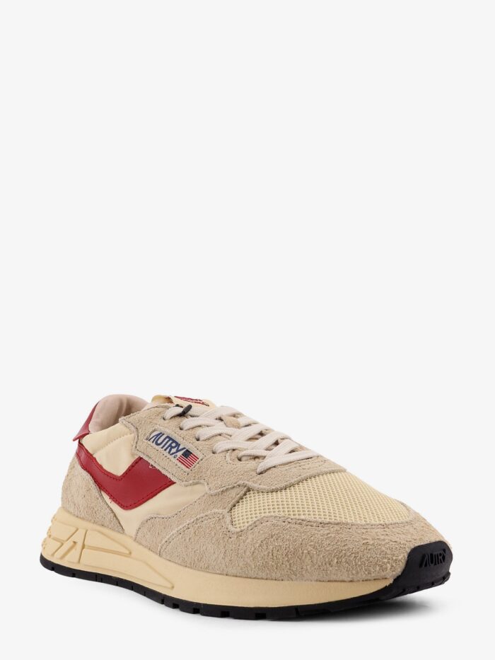 Autry Suede And Mesh Sneakers With Logo On The Side