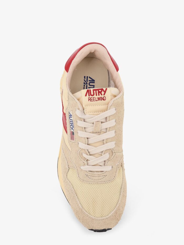 Autry Suede And Mesh Sneakers With Logo On The Side