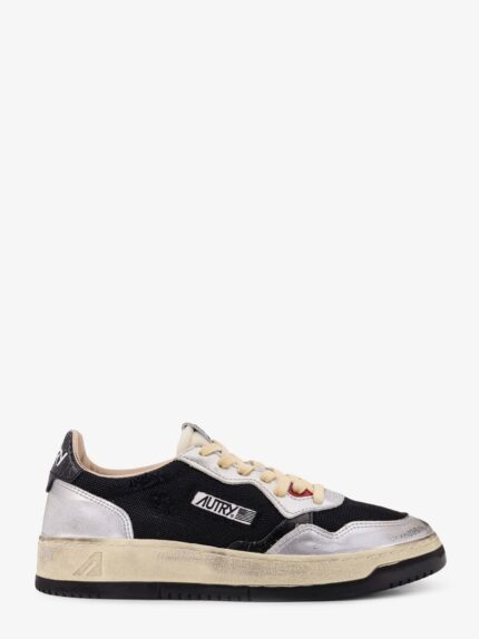 Autry Super Vintage Leather And Mesh Low-top Sneakers