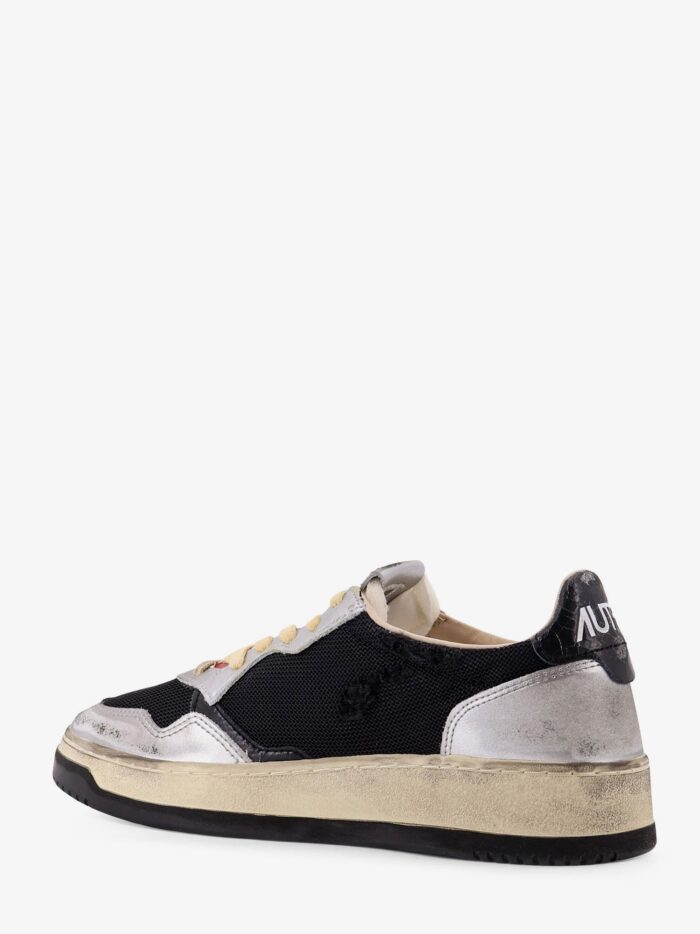 Autry Super Vintage Leather And Mesh Low-top Sneakers
