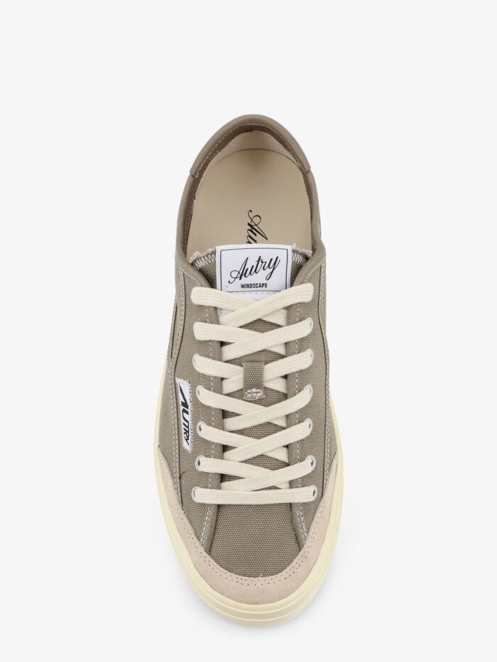 Autry Windscape Canvas Sneakers With Side Logo Label