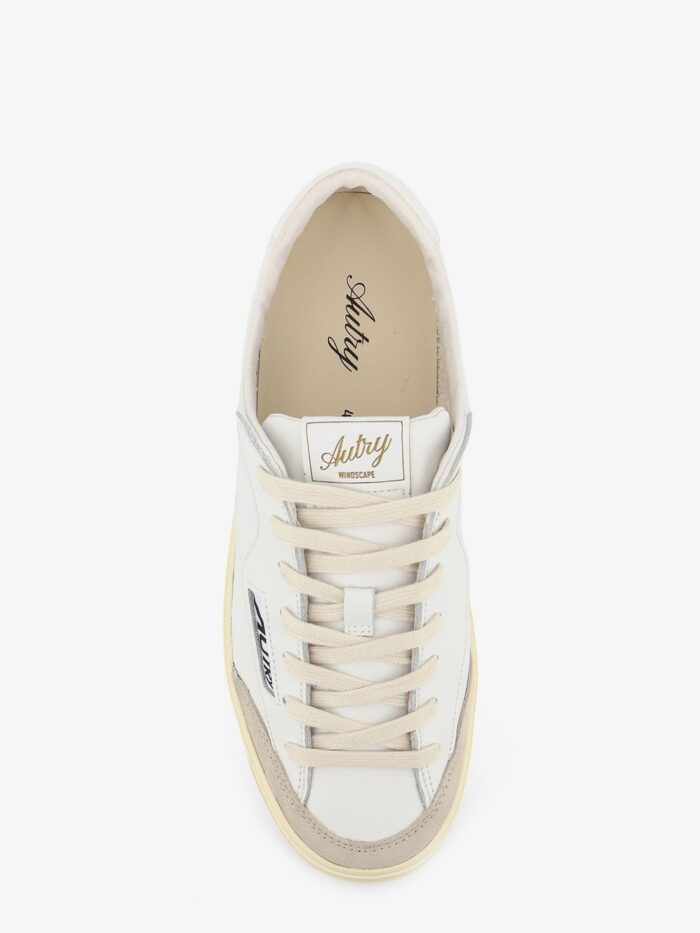 Autry Windscape Leather Sneakers With Suede Insert