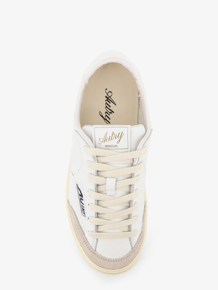 Autry Windscape Leather Sneakers With Suede Insert