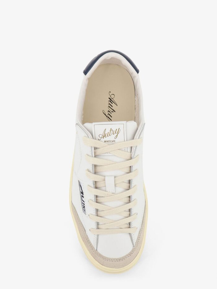 Autry Windscape Leather Sneakers With Suede Insert