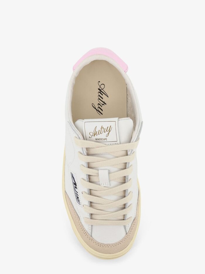 Autry Windscape Leather Sneakers With Suede Insert