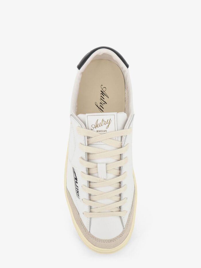 Autry Windscape Leather Sneakers With Suede Insert