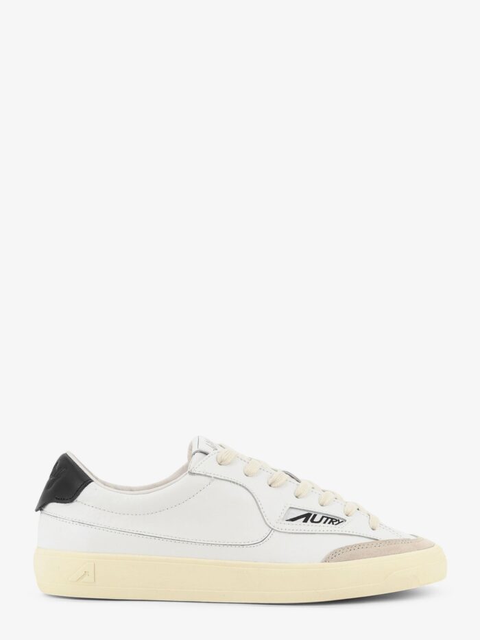 autry windscape leather sneakers with suede insert Autry Windscape Leather Sneakers With Suede Insert