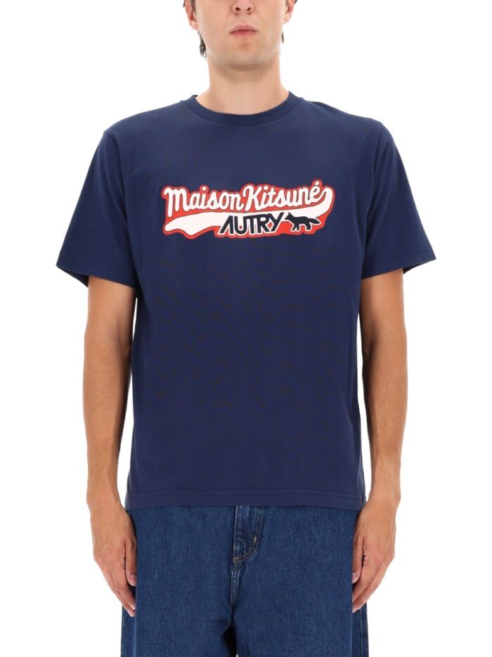 Autry X Maison KitsunÉ T-shirt With Logo