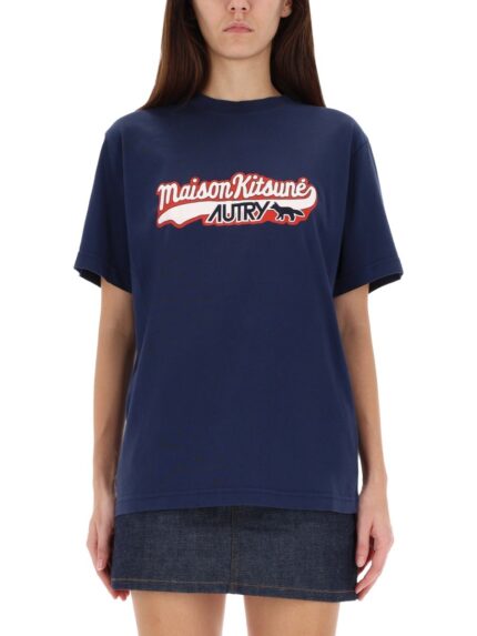Autry X Maison KitsunÉ T-shirt With Logo