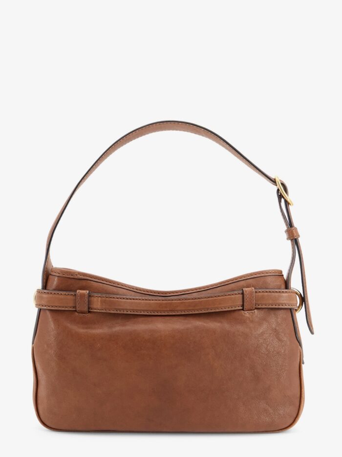 miu miu aventure leather bag with embossed front logo Miu Miu Aventure Leather Bag With Embossed Front Logo