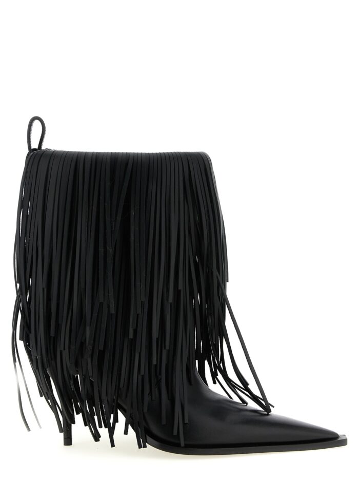 balenciaga 'avenue fringe' ankle boots Balenciaga 'Avenue Fringe' Ankle Boots