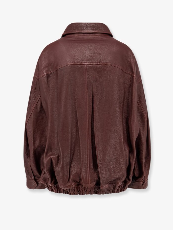 ROHE Aviator Grained Leather Jacket