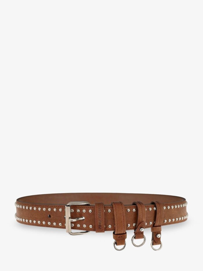 miu miu aviator nappa belt with keychain charm Miu Miu Aviator Nappa Belt With Keychain Charm
