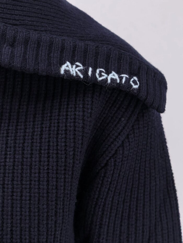 AXEL ARIGATO Celin Ribbed Wool Blend Cardigan