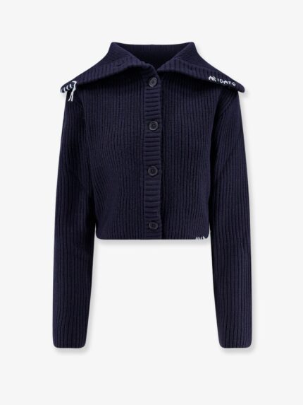 AXEL ARIGATO Celin Ribbed Wool Blend Cardigan
