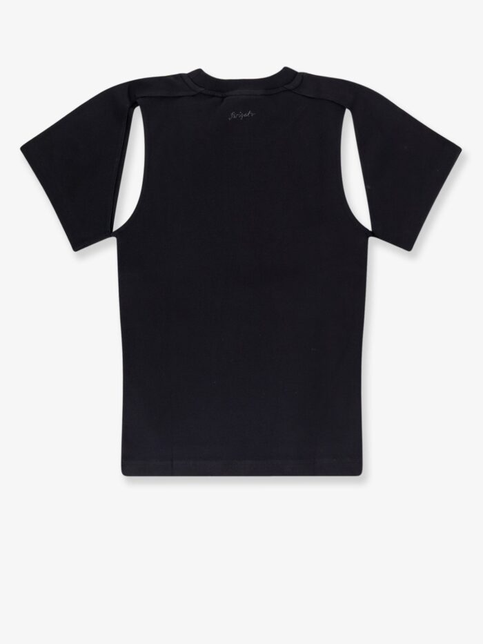 AXEL ARIGATO Cotton T-shirt With Cut Out Details