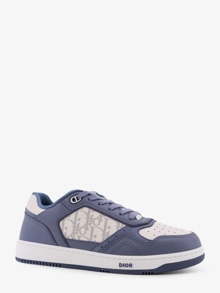 B27 Leather Sneakers With Dior Oblique Galaxy Logo
