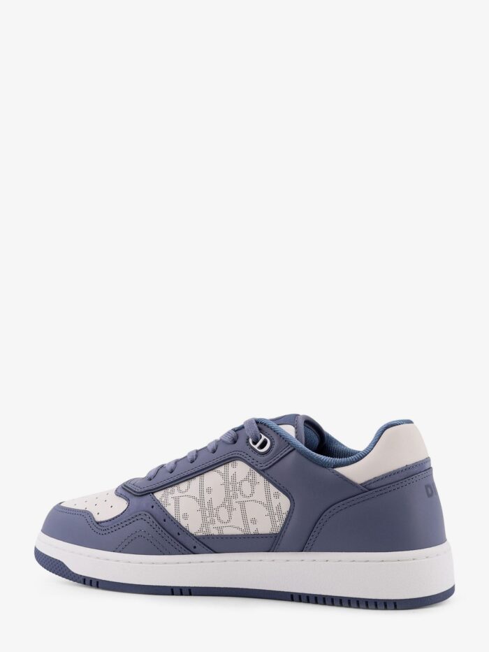 B27 Leather Sneakers With Dior Oblique Galaxy Logo