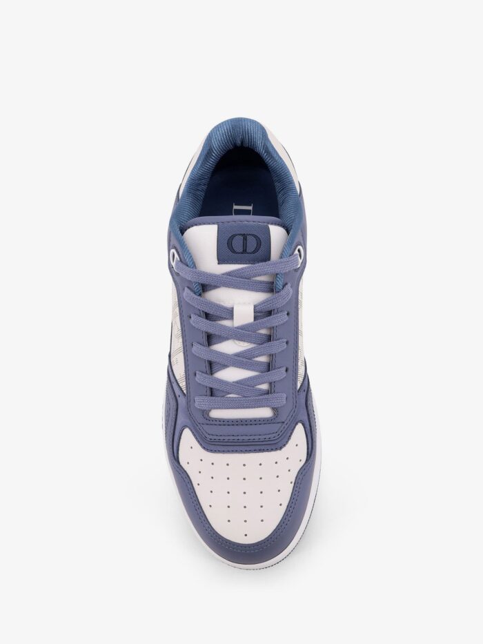 B27 Leather Sneakers With Dior Oblique Galaxy Logo