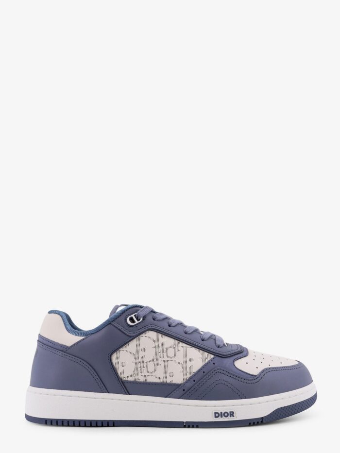 B27 Leather Sneakers With Dior Oblique Galaxy Logo