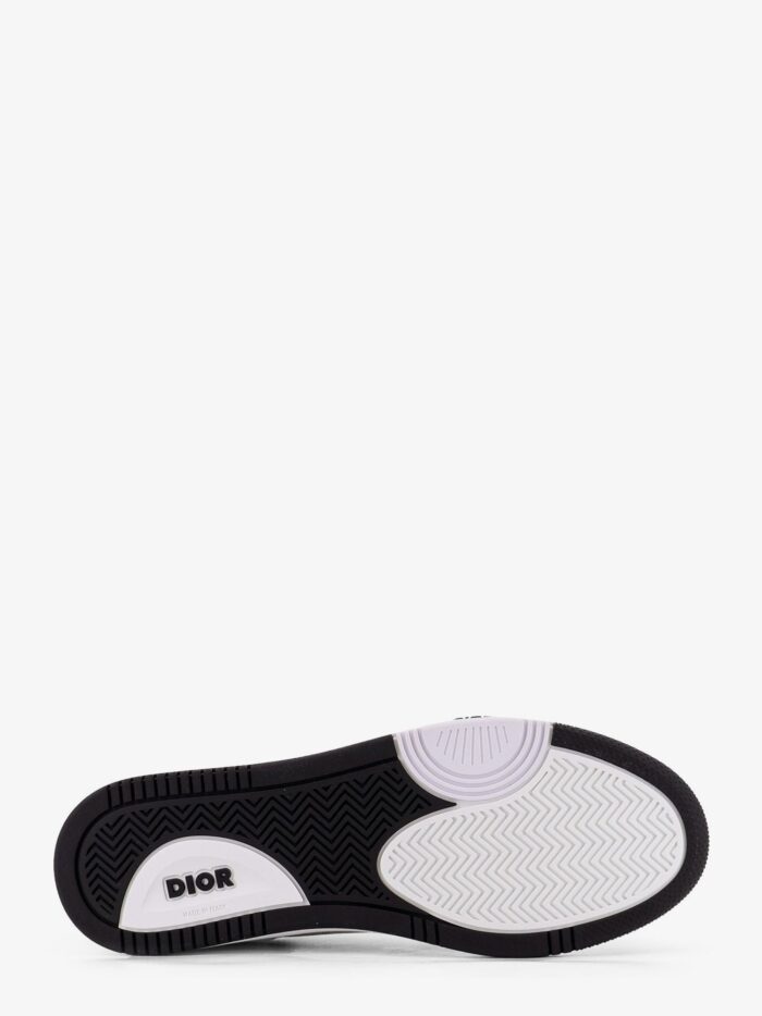 B27 Leather Sneakers With Dior Oblique Logo Print On The Side